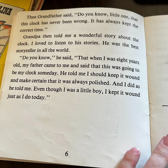 Vintage Kid Stuff Records and Book A Beginning Reader  My Grandfather's clock - Picture 6 of 11